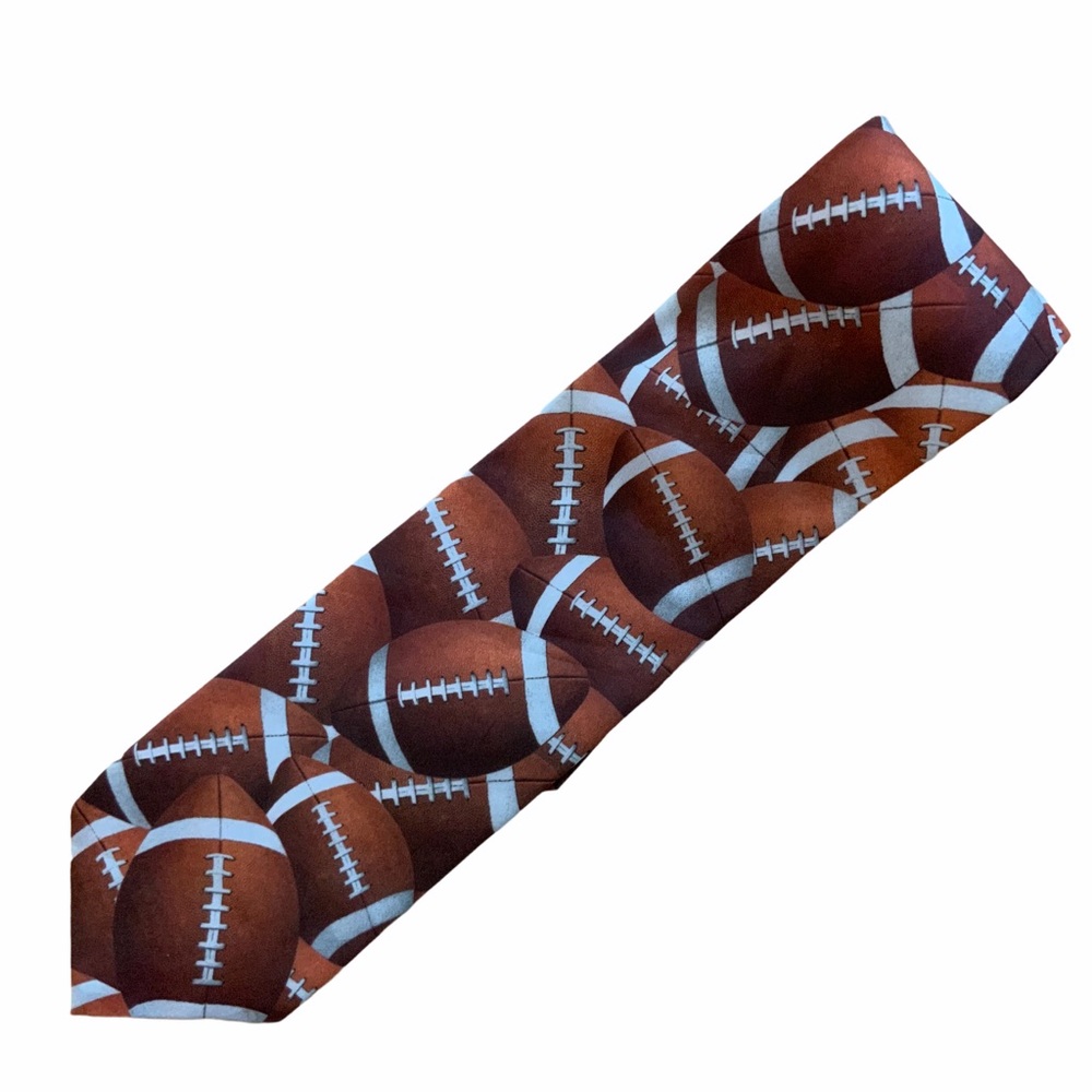 Vintage Ralph Marlin Just Balls 1995 Football tie